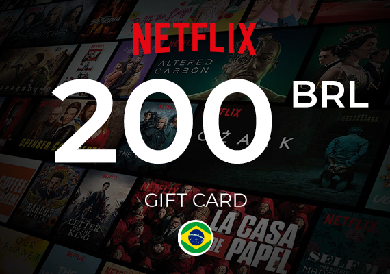 Netflix Gift Card 200 BRL Key - BRAZIL
